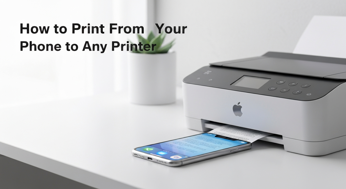 How to Print From Your Phone to Any Printer — print from phone